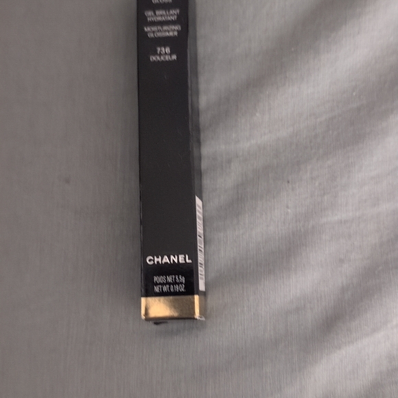 CHANEL Other - CHANEL Gloss with Black Cap and Gold Detail
